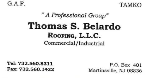 Thomas S. Belardo Roofing, L.L.C.
